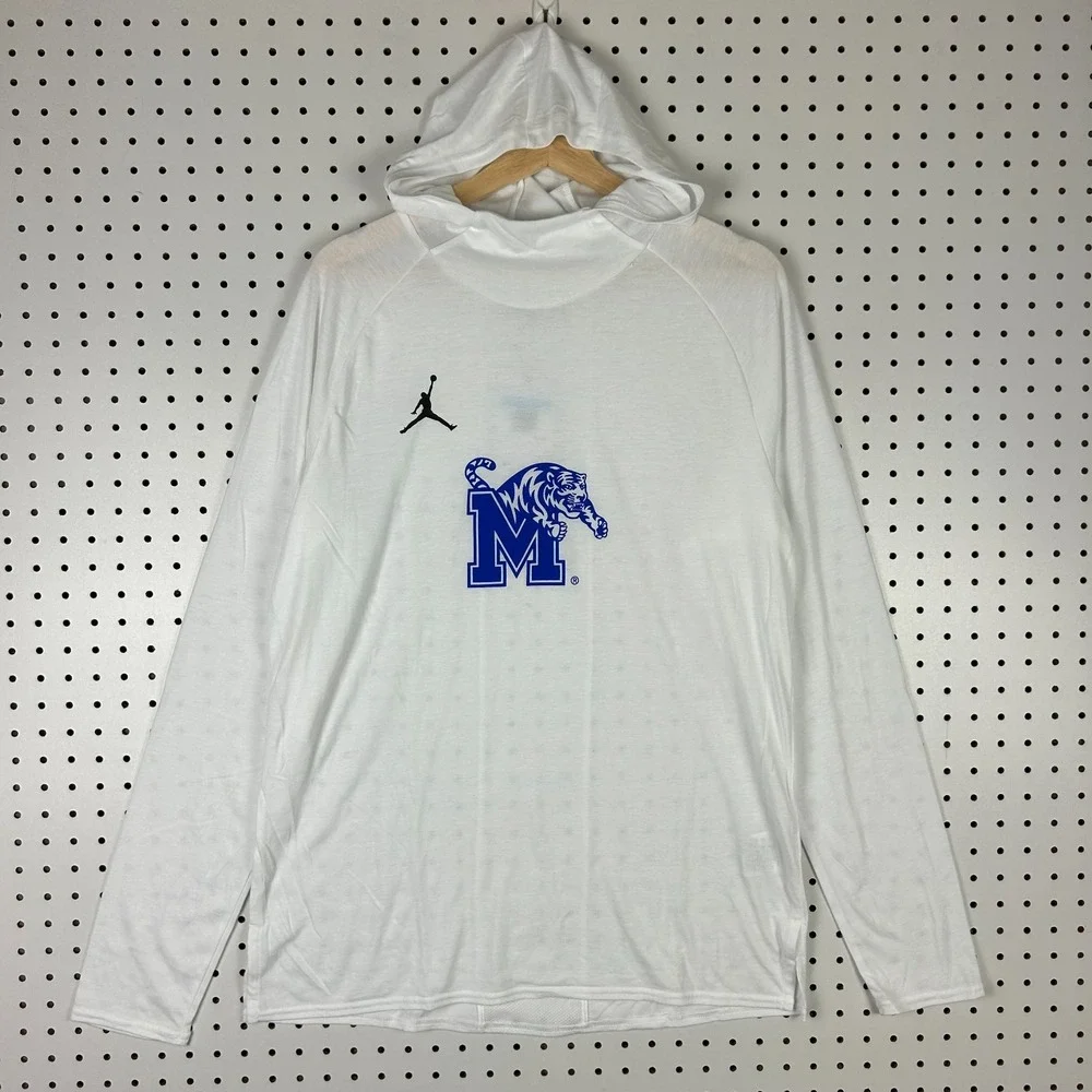 Nike Memphis Tigers x JORDAN Large Hoodie Basketball Team Issued Penny NWT Shirt